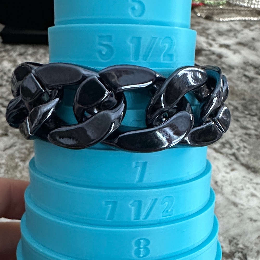 Chunky Blue Chain Bracelet
